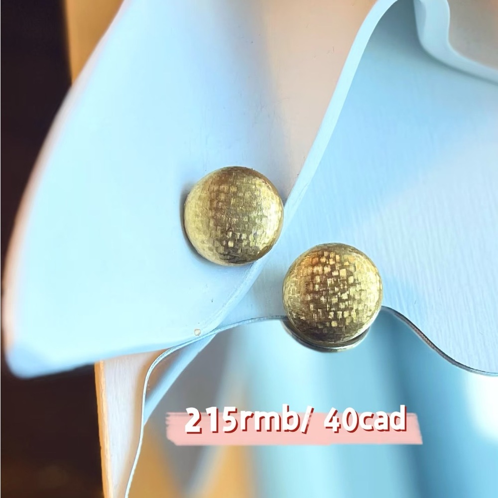 Vintage D’orlan Clip-On Earrings